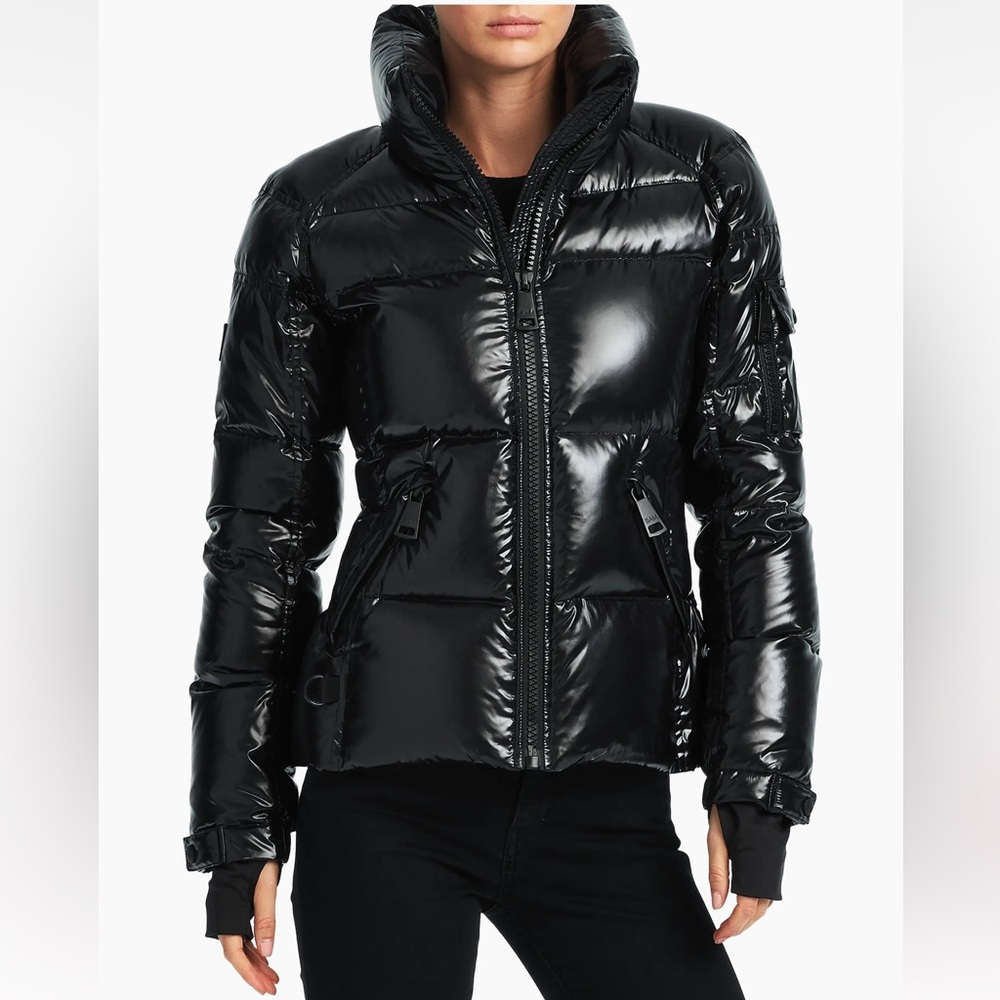 SAM. Shiny FreestyleBlack Puffer Jacket